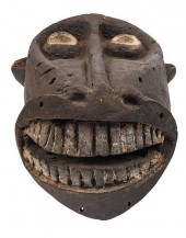 TWO WEST AFRICAN CARVED WOOD M