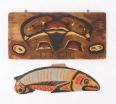 TWO WEST COAST CARVINGS, 20TH