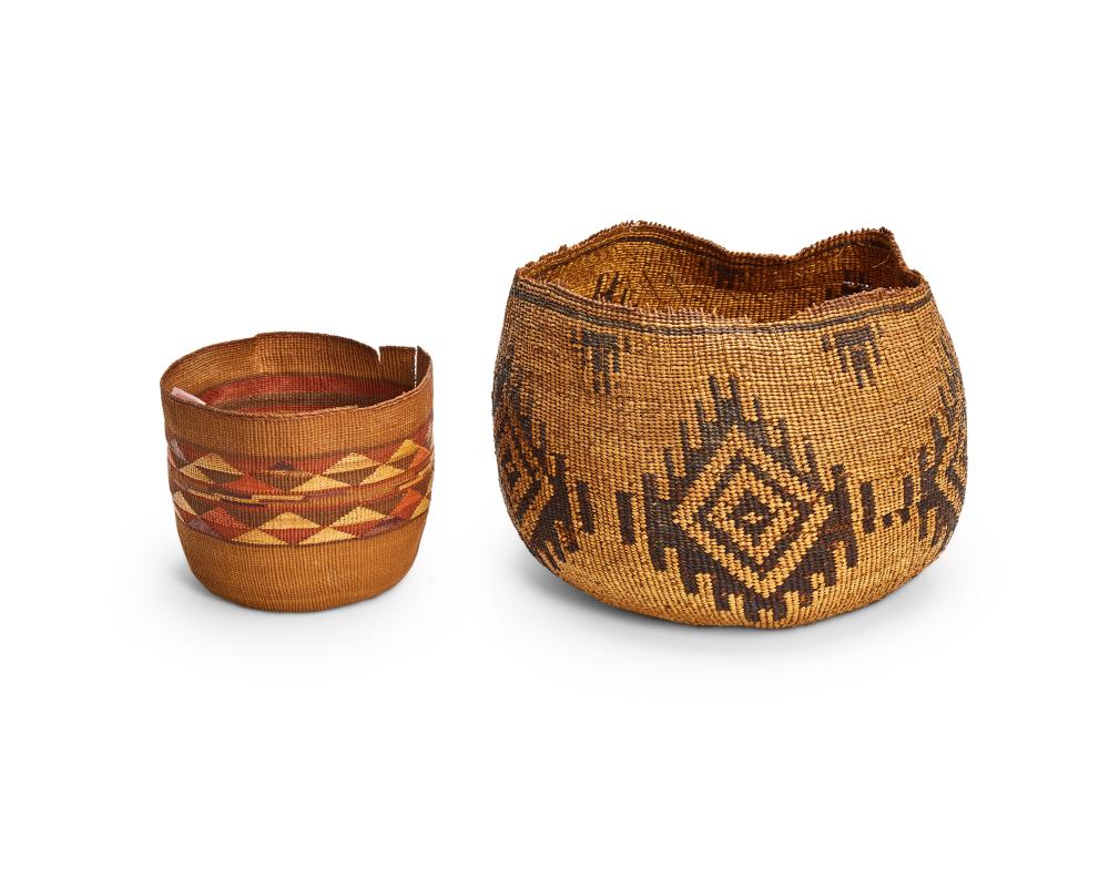 TWO WEST COAST NATIVE AMERICAN