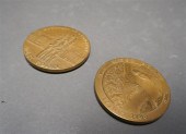 TWO WEST POINT BRONZE TABLE ME