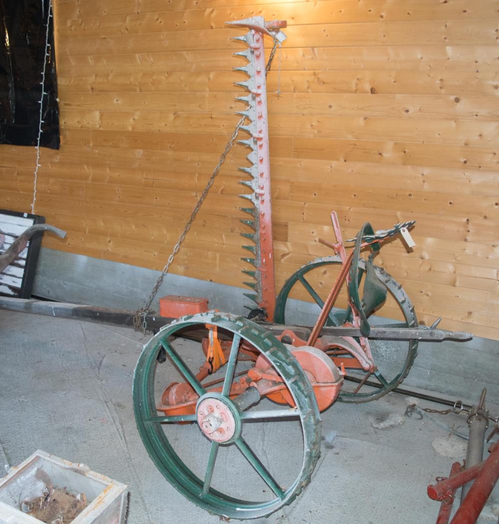 TWO-WHEEL, HORSE-DRAWN FARM