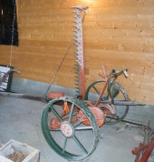 TWO-WHEEL, HORSE-DRAWN FARM SI