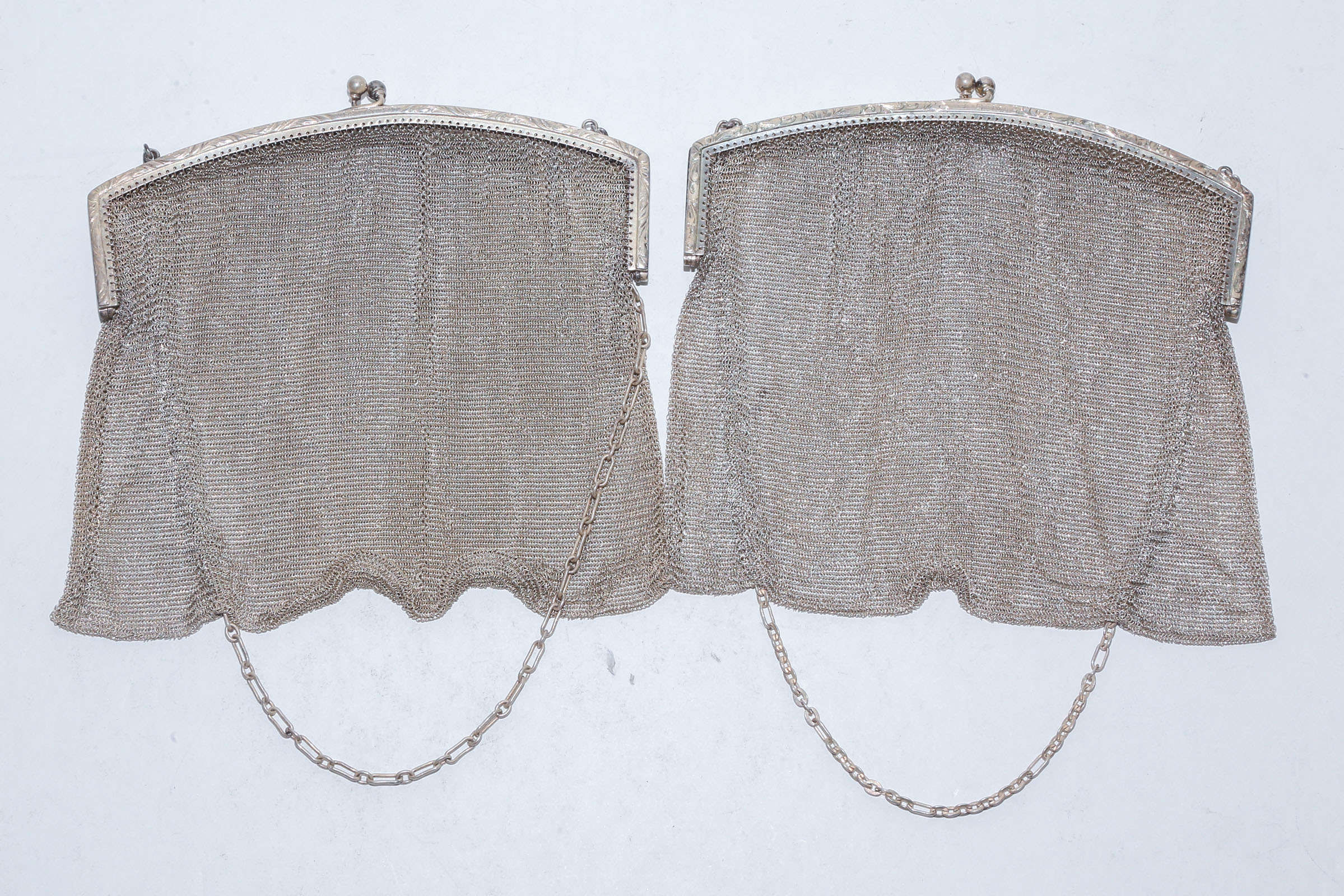 TWO WHITING & DAVIS STERLING MESH