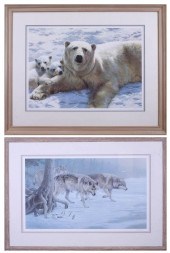 TWO WILDLIFE PRINTSTWO WILDLIF