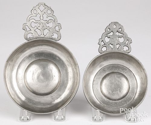 TWO WILLIAM CALDER PEWTER