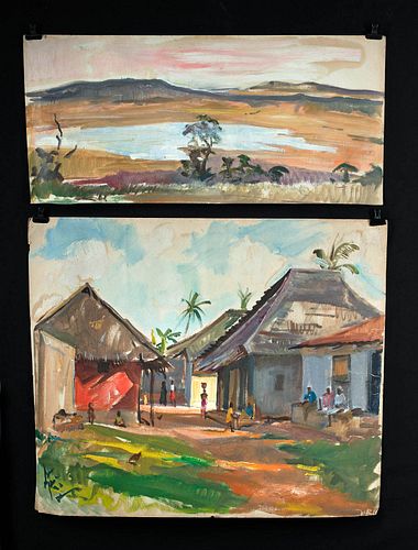 TWO WILLIAM DRAPER PAINTINGS OF