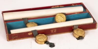 Two William IV grants of arms to