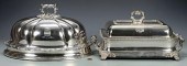 TWO WILLIAM IV PLATED SERVING