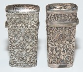 TWO WILLIAM IV REPOUSSE SILVER