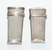 TWO WILLIAM IV SILVER-CASED LA