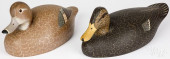 TWO WILLIAM KEIM CARVED AND PA
