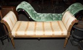 TWO WINDOW BENCHES Regency sty