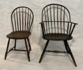 TWO WINDSOR CHAIRS. TO INCLUDE