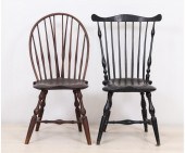 Two Windsor side chairs to inc