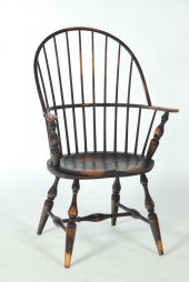 TWO WINDSOR-STYLE CHAIRS.  Ame