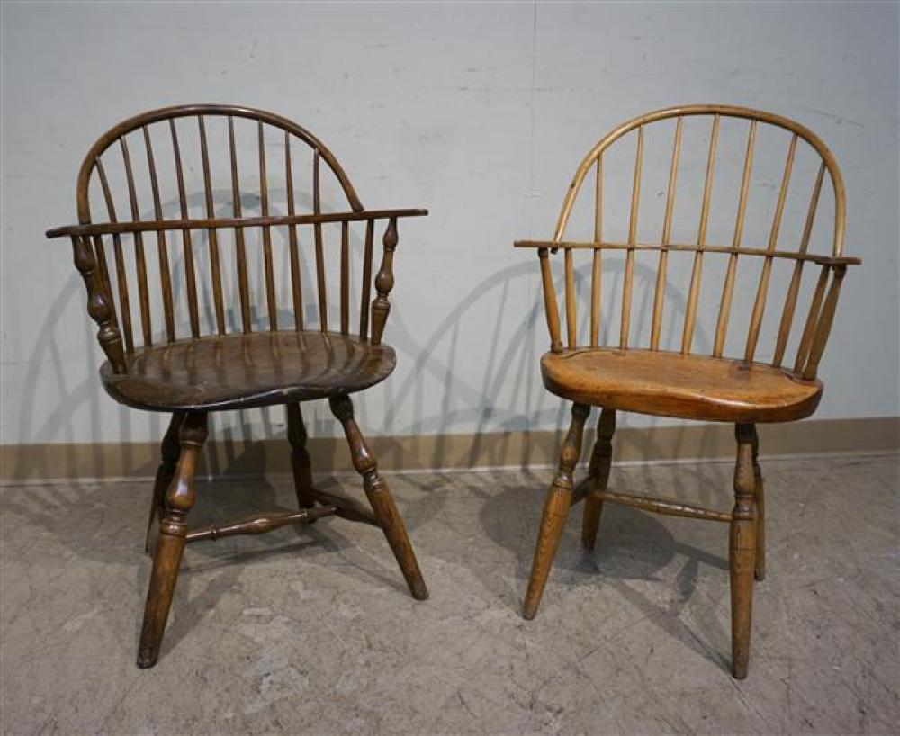 TWO WINDSOR STYLE FRUITWOOD
