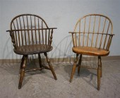 TWO WINDSOR STYLE FRUITWOOD HO