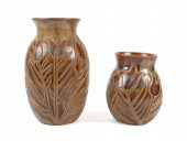 TWO W.J. GORDY TULIP MOTIF ART