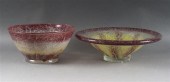 Two WMF Ikora glass bowls circ