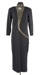 Two women's evening dresses by
