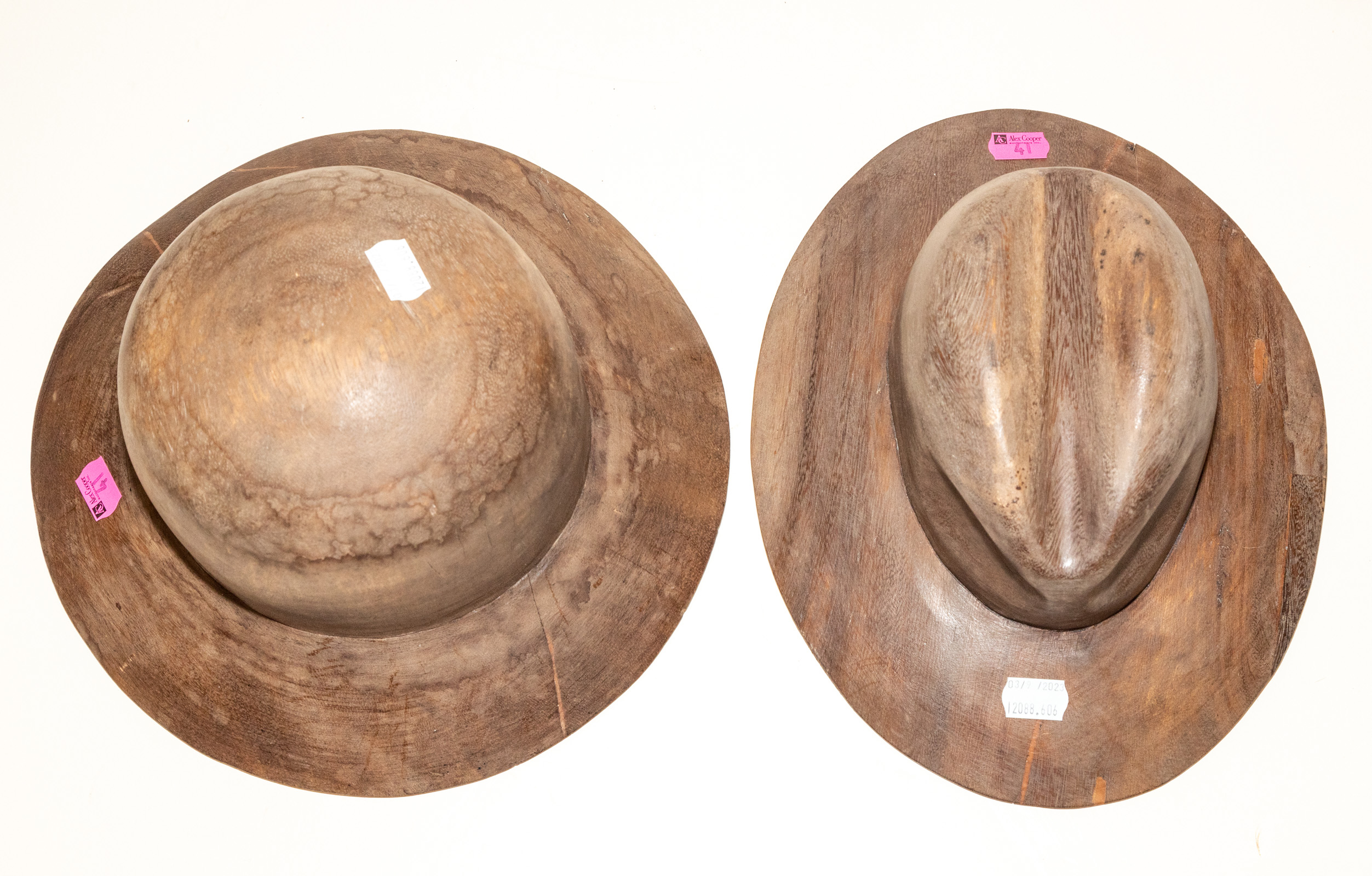 TWO WOOD HABERDASHERS MOLDS Wood