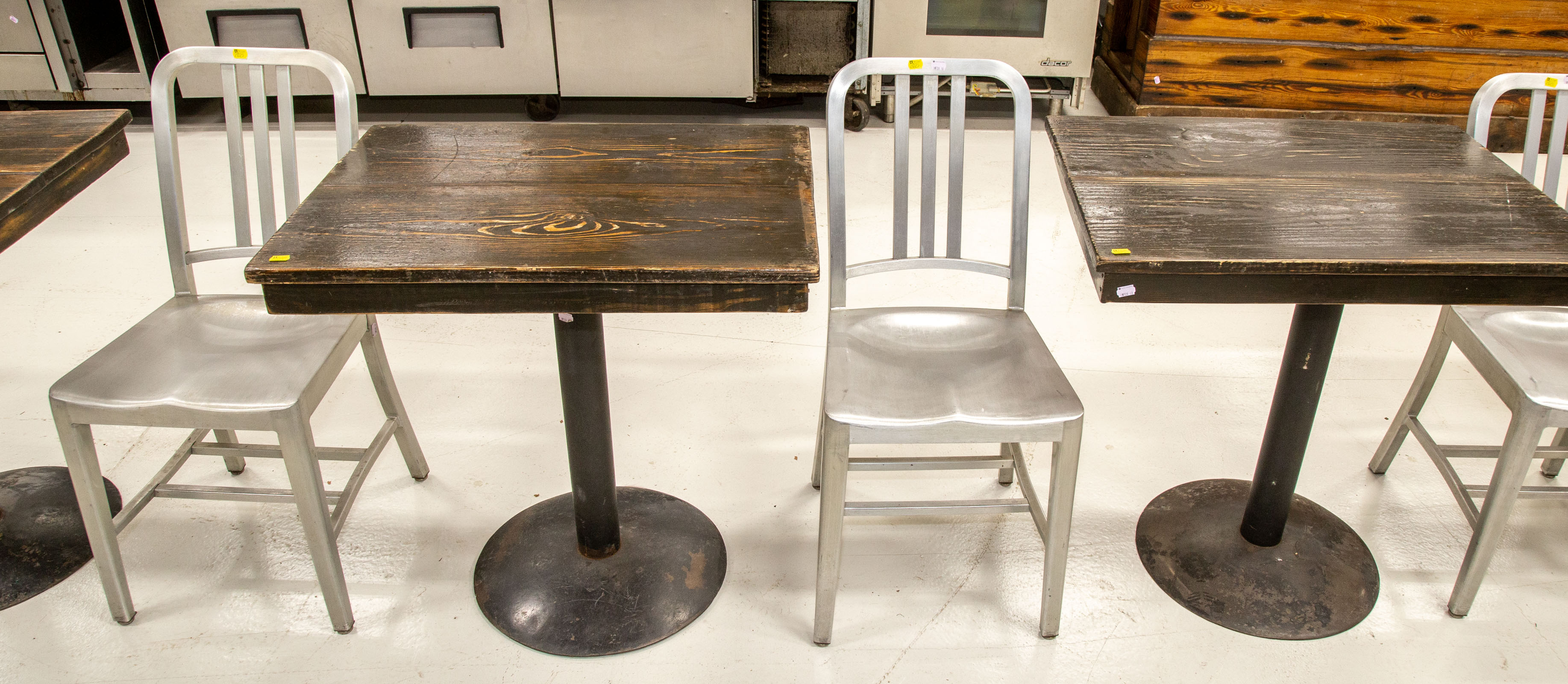 TWO WOODBERRY KITCHEN TABLES &