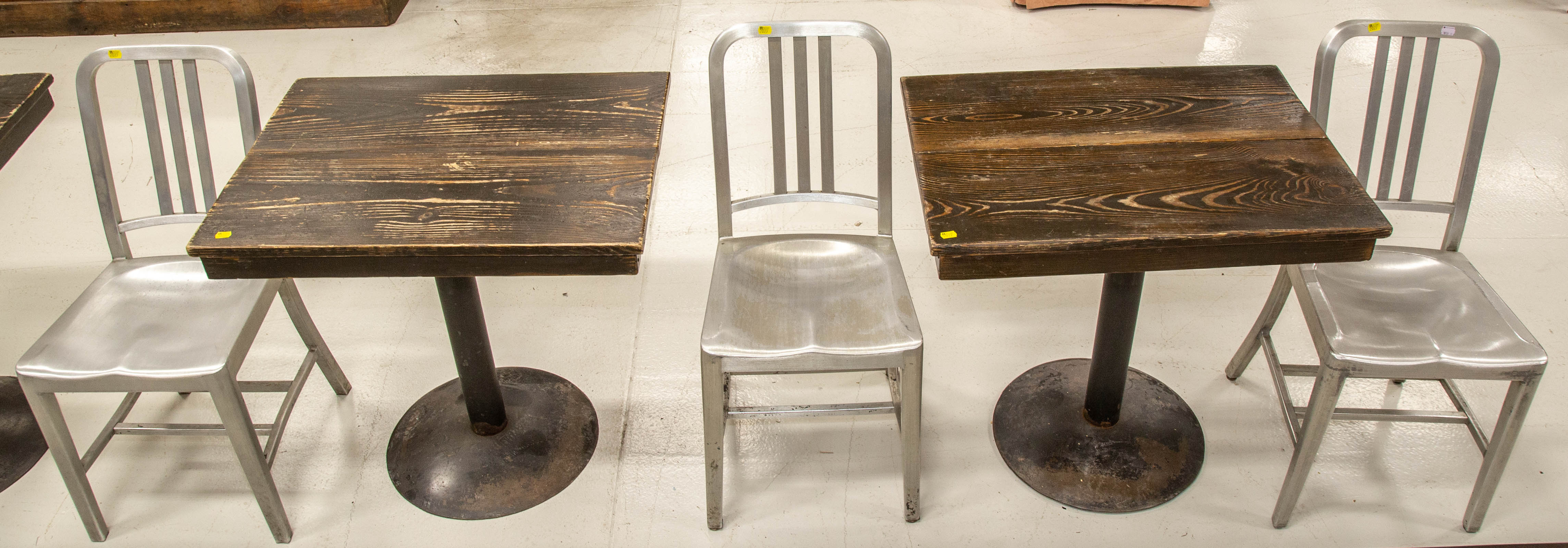 TWO WOODBERRY KITCHEN TABLES &