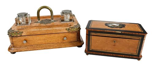 TWO WOODEN TABLE