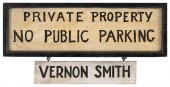 TWO WOODEN VERNON B. SMITH PRO