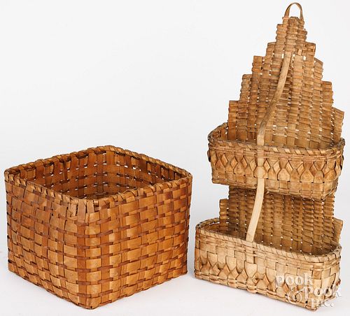 TWO WOODLANDS BASKETSTwo