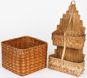 TWO WOODLANDS BASKETS<br>Two W