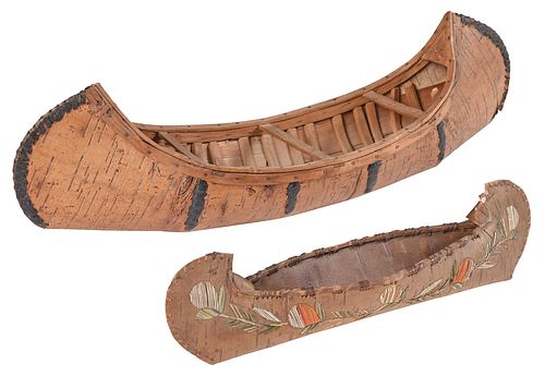 TWO WOODLANDS BIRCHBARK MODEL