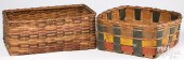 TWO WOODLANDS PAINTED SPLINT G