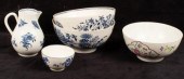 Two Worcester blue and white s