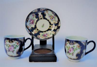 Two Worcester blue scale ground