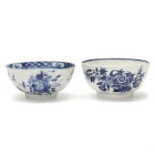 TWO WORCESTER PORCELAIN RICE B