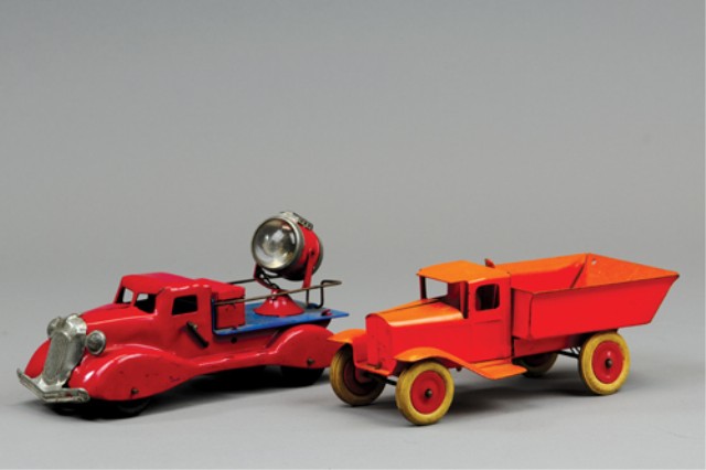 TWO WORK VEHICLES Both pressed