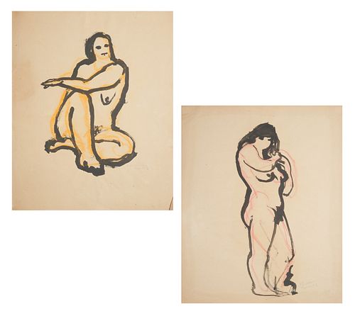 TWO WORKS BY A CONTEMPORARY ARTIST,
