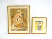 Two works on paper: Reynard F.