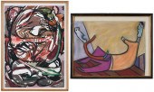 TWO WORKS ON PAPER(American/Ne