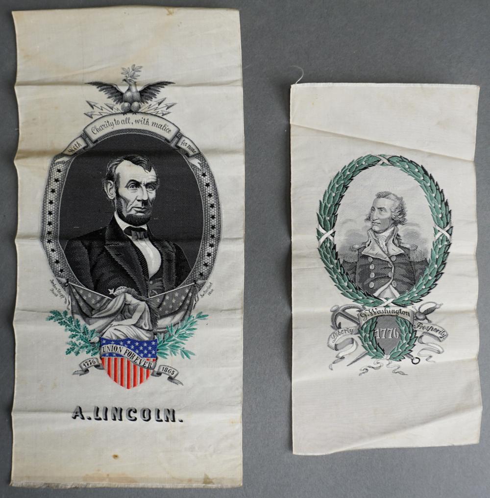 TWO WOVEN SILK STEVENSGRAPHS,