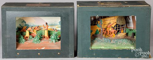 TWO WPA PROJECT DIORAMASTwo WPA