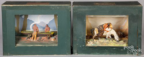 TWO WPA PROJECT DIORAMASTwo WPA