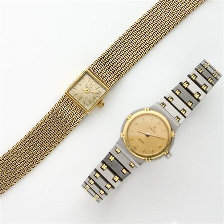 Two Wristwatches 	 