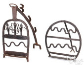TWO WROUGHT IRON SCOTTISH ROAS