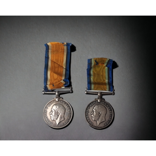 TWO WWI GEORGE V BRITISH WAR