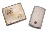 TWO WWII GERMAN CIGARETTE CASE