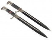 TWO WWII GERMAN DRESS BAYONETS
