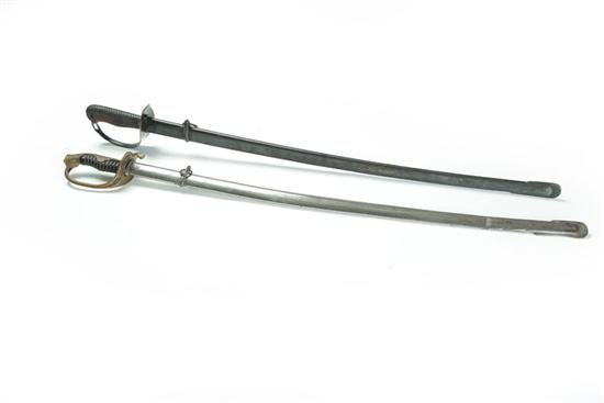 TWO WWII JAPANESE SWORDS. 