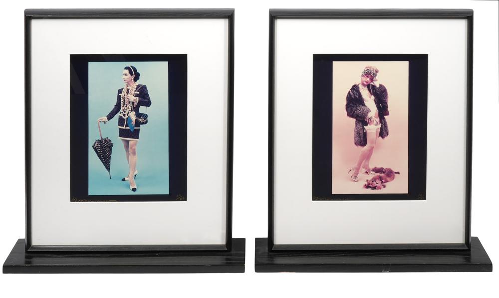 TWO YASUMASA MORIMURA FRAMED